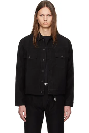 JOHN ELLIOTT Black Ryder Oversized Moleskin Jacket