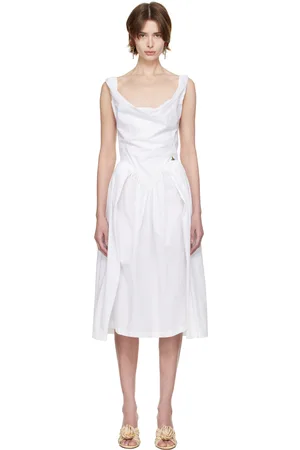 Vivienne Westwood White Sunday Midi Dress