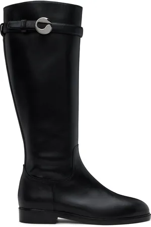 COPERNI Black Cavalier Flat Tall Boots