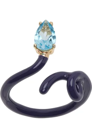 BEA BONGIASCA Purple Baby Vine Tendril Ring