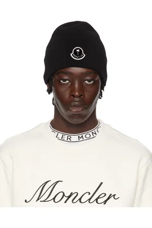 Moncler Moncler x Palm Angels Black Logo Beanie