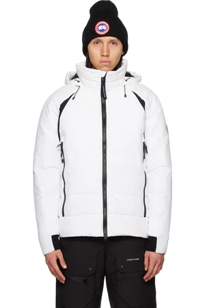 Canada Goose White Hybridge Base Down Jacket