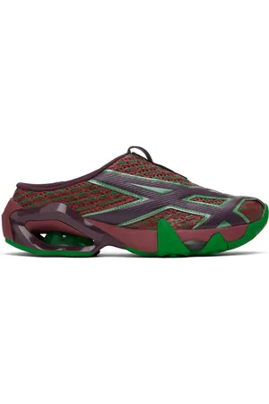 Asics Burgundy & Green GEL-STYRAX Sneakers