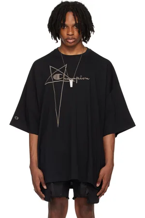 Rick Owens Black Champion Edition Tommy T-Shirt