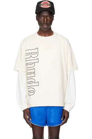 Rhude Off-White Side Logo T-Shirt