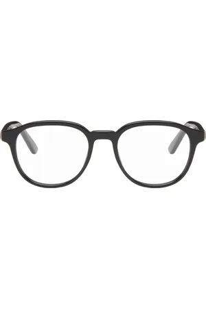 Bottega Veneta Black Classic Panthos Glasses