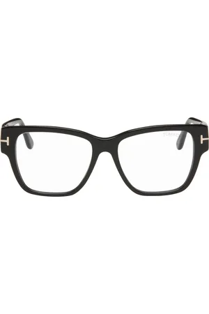 Tom Ford Black Blue Block Square Shape Glasses