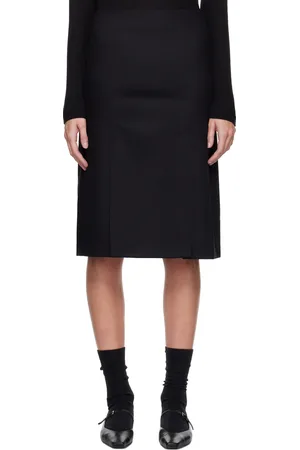 Loulou de Saison Black Helmi Midi Skirt