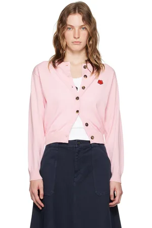 Kenzo Pink Paris Boke Flower Cardigan