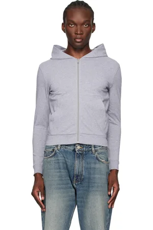 Balenciaga Gray Slim-Fit Hoodie