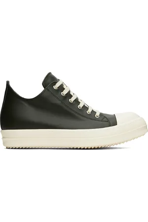 Rick Owens Green Porterville Low Sneakers