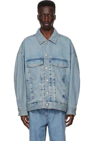 WOOYOUNGMI Blue Wire Denim Jacket