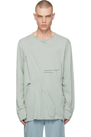 Kiko Kostadinov Green Ohne K-Dart Henley T-shirt