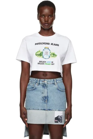 Moschino White Cotton Jersey T-shirt