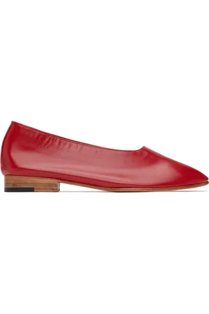 Martiniano Red Glove Ballerina Flats