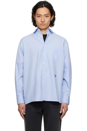 Ader Error Blue Sig; TRS Tag 01 Shirt