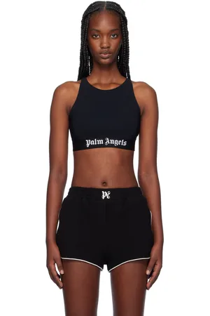 Palm Angels Black Classic Logo Sport Top