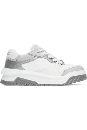 VERSACE White & Gray Odissea Sneakers