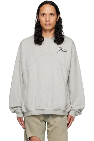 Rhude Gray Crewneck Sweatshirt