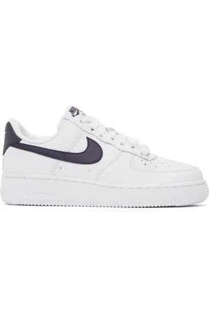 Nike White & Purple Air Force 1 