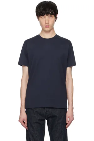 Sunspel Navy Riviera Midweight T-shirt