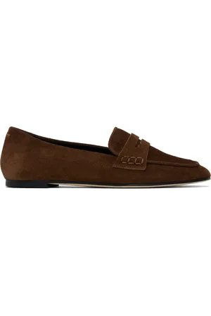 Aeyde Brown Alfie Suede Loafers