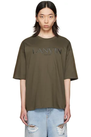 Lanvin Brown Side Curb T-Shirt