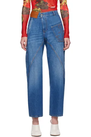 J.W.Anderson Blue Twisted Workwear Jeans