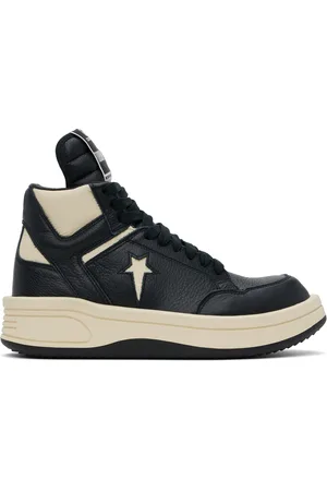 Rick Owens Black Converse Edition TURBOWPN Mid Sneakers