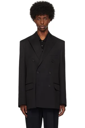 Golden Goose Black Double-Breasted Blazer