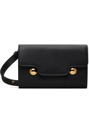 Marni Black Leather Trunkaroo Bag