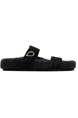Ancient Greek Sandals Black Latria Sandals