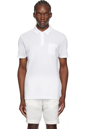 Sunspel White Riviera Polo