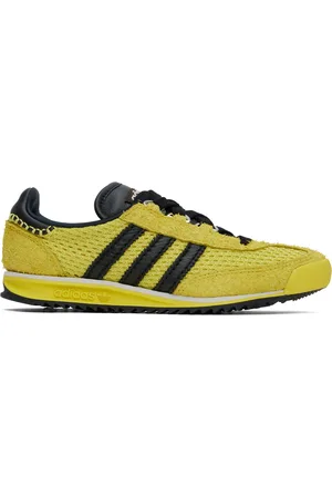 WALES BONNER Yellow & Black adidas Originals Edition SL76 Sneakers