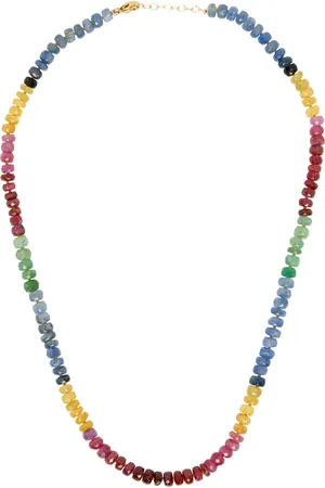 JIA JIA Multicolor Arizona Rainbow Sapphire Necklace