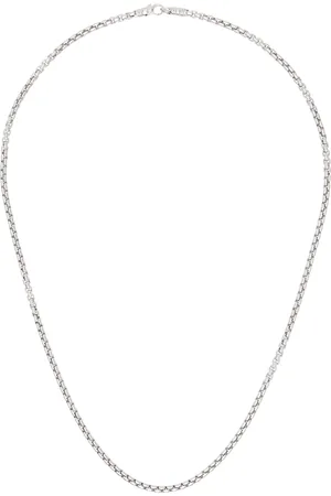TOM WOOD Silver Venetian Chain Necklace