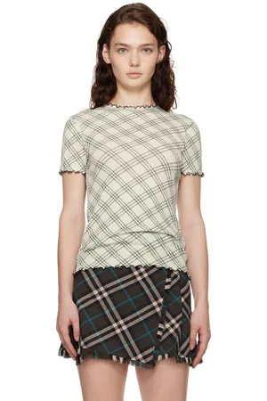Burberry Green Check T-shirt