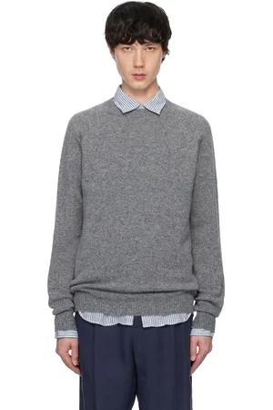 Sunspel Gray Crewneck Sweater