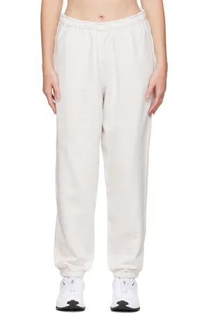 Nike White Solo Swoosh Lounge Pants
