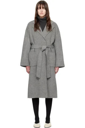 DUNST Gray Handmade Robe Coat
