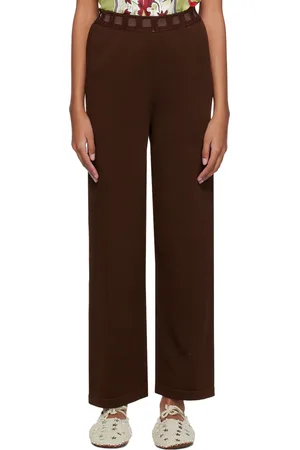 BODE Brown Johnny Knit Trousers