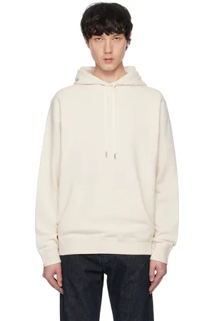 Sunspel Beige Loopback Hoodie