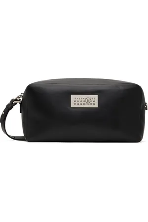 Maison Margiela Black Soft Leather Numeric Bag