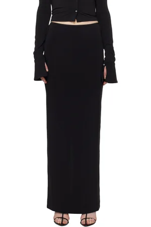 ÉTERNE Black Emma Maxi Skirt