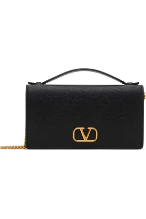 VALENTINO GARAVANI Black VLogo Signature Bag