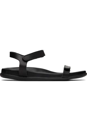 Ancient Greek Sandals Black Poros Sandals