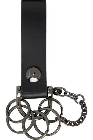 YOHJI YAMAMOTO Black Key Ring Keychain