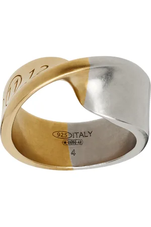 Maison Margiela Silver & Gold Twisted Ring