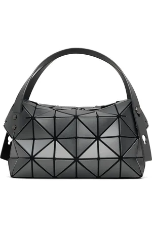 Issey Miyake Gunmetal Boston Bag