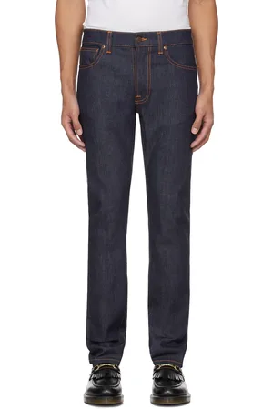 Nudie Jeans Navy Lean Dean Jeans